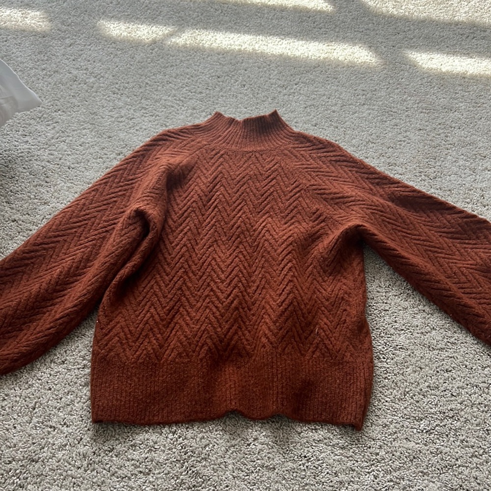 Womens mock neck sweater